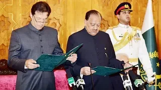 Imran Khan sworn in as prime minister of Pakistan