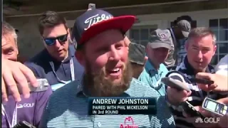 Beef Johnston on Phil Mickelson hitting a moving ball at the US Open