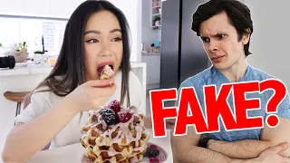 I Tried Chloe Ting's Fat Loss Diet (Fake Eater?)