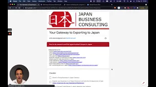 2/10 Japan Export Marketing Plan (Exporting to Japan Course)