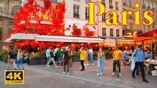 Paris , France  🇫🇷 -Paris Evening Walk - May 2022-4K-HDR Walking Tour | Paris 4K | A Walk In Paris