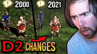 Asmongold Reacts to "Diablo 2 Resurrected Changes & Comparison with Original"