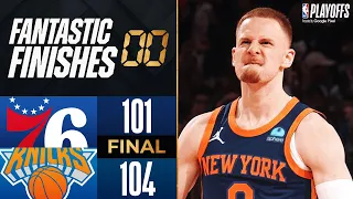 Final 3:49 MUST-SEE ENDING 76ers at Knicks 👀 | Game 2 | April 22, 2024