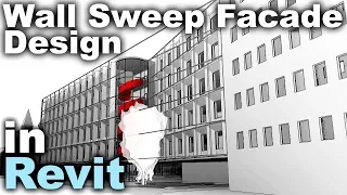 Facade Design with Wall Sweep in Revit