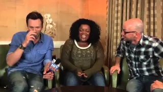 Community - Joel McHale, Yvette Nicole Brown and Jim Rash