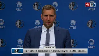 WATCH: DIrk Nowitzki meets with the media | Dallas Mavericks on Bally Sports Southwest