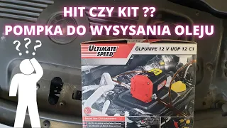 HIT CZY KIT ?? POMPKA DO WYSYSANIA OLEJU 12V LIDL BMW E46 E85 M50 M52 M54