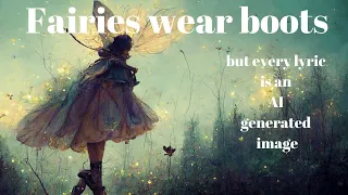 Black Sabbath - Fairies wear boots but every lyric is an AI generated image