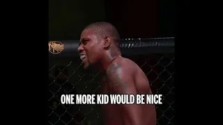 Kevin "Big Mouth" Holland casually talking to opponents DURING FIGHT