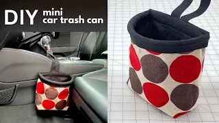 Mini Car Trash Can - Easy DIY Christmas Gift