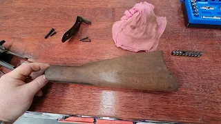 Winchester 1873 saddle ring carbine restoration part 2