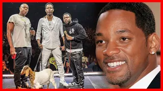 Kevin Hart surprises Chris Rock with a Goat named Will Smith, Dave Chappelle reacts | Will gets $35M