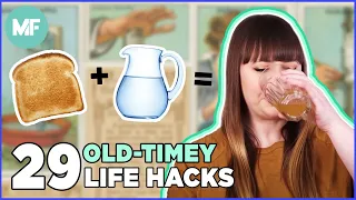 29 Odd Old-Timey Life Hacks