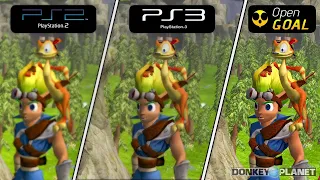 Jak and Daxter - PS2 vs PS3 vs OpenGOAL Graphics Comparison