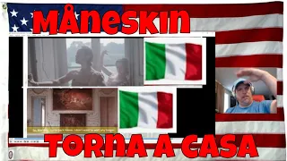 Måneskin - Torna a casa - AMAZING poet this man is - REACTION - incredible