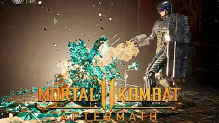 Mortal Kombat 11 Aftermath - Robocop "Dont Kount on it Chum" Brutality Performed on all characters