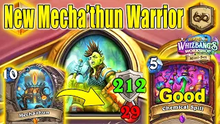 NEW Mecha'thun 212 Armor Control Warrior Deck That's Good Whizbang's Workshop Mini-Set | Hearthstone