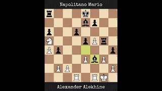 Alexander Alekhine vs Napolitano Mario | Munich, Germany (1942)