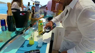 YACHT PARTY BILLIONAIRE CLUB MIAMI & MYKONOS (drone HQ)