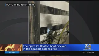 Spirit of Boston cruise ship catches fire in Boston Harbor