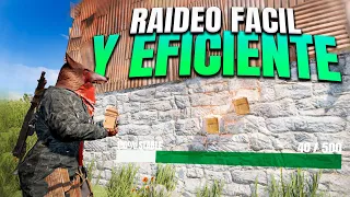 RAIDEO FÁCIL y EFICIENTE - RUST - Gameplay español