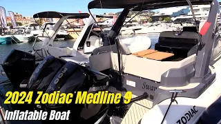 2024 Zodiac Medline 9 Inflatable Boat Review | BoatTube