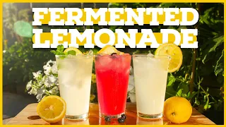 EASY Fermented Lemonade 🍋 [with Probiotics!]