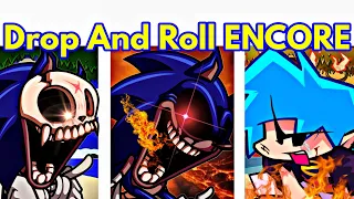 Friday Night Funkin' VS Sonic.EXE Drop And Roll / Sonic (FNF Mod/Hard/New Gameplay + Cutscene)