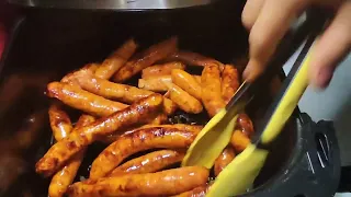 saucisse merguez au airfryer rapide et délicieux