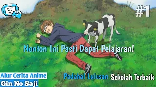 Ketika Orang Kota Sekolah Di Desa Yang Sangat Keras, Anime Motivasi - Alur Cerita Anime Gin No saji