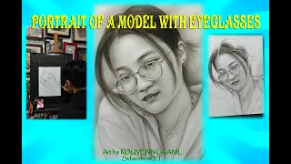 PORTRAIT OF A MODEL WITH EYEGLASSES