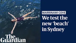 We test Sydney Harbour's new swimming spot, a 'beach' in the heart of the city at Barangaroo