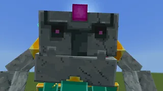 Minecraft Dungeons Tempest Golem Boss Fight