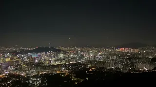 Brilliant night view of Seoul, Korea