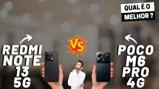 Redmi Note 13 5G vs POCO M6 Pro 4G Qual é o MELHOR? (Comparativo)