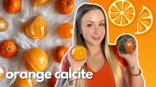 all about orange calcite! | geology & metaphysical properties