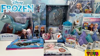 Disney Frozen Collection Unboxing (ASMR) | Snow Color Reveal