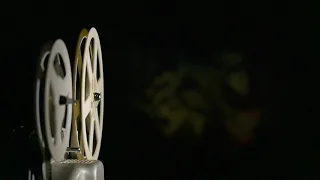 Super 8 mm cinema projector. Free HD video footage