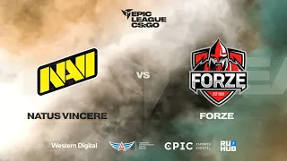 Natus Vincere vs forZe - EPIC CIS League Spring 2021 - map2 - de_mirage [CrystalMay & Gromjkeee]