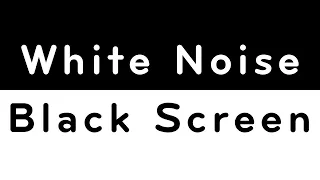 White Noise Black Screen for Peaceful Nights | 24 Hours of Sleep Aid