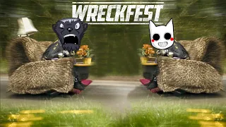 СУМАШЕДШИЕ ГОНКИ НА ДИВАНАХ! Wreckfest