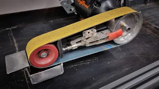 How to make a Belt Sander Grinder Band Tungsten sharpener