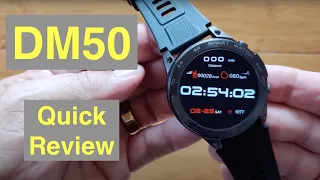 SENBONO DM50 Bluetooth Calling AMOLED Always-On Display 3ATM BT5 Fitness Smartwatch: Quick Overview