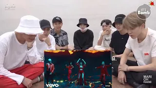 BTS reagindo a (taki taki de dj snake, Ozuna, Selena Gomez, Cardi b) fake réaction