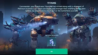 BABY ACCOUNT UNLOCKS TITANS! STARTING TO SEE STRONGER BOTS! EPISODE 5! (War Robots)