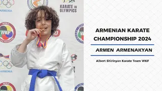 Armenian karate championship  2024  (Albert Shirinyan Team, Armen Armenakyan 9 y.o)