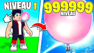 DÉBLOQUER la BULLE CHEWING GUM LA PLUS CHER dans ROBLOX ! (Bubble Gum Clicker)