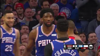 James Harden vs Joel Embiid EPIC DUEL Highlights Rockets vs 76ers 2019 01 21   37 Pts for Beard!