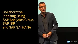 Collaborative Planning: SAP Analytics Cloud, SAP IBP, and SAP S/4HANA SAP TechEd Talk