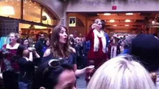 Flash mob at SF Ferry Building